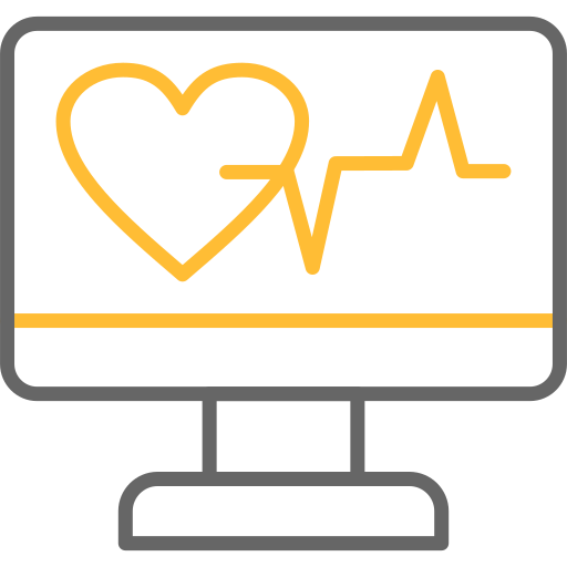 Ekg monitor Generic color outline icon