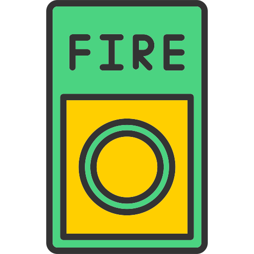 pulsante di fuoco Generic color lineal-color icona