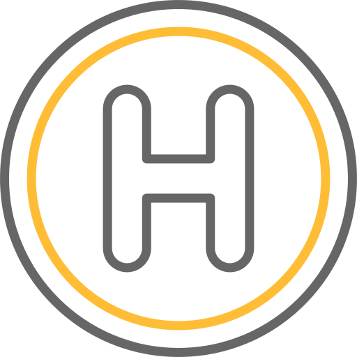 Helipad Generic color outline icon