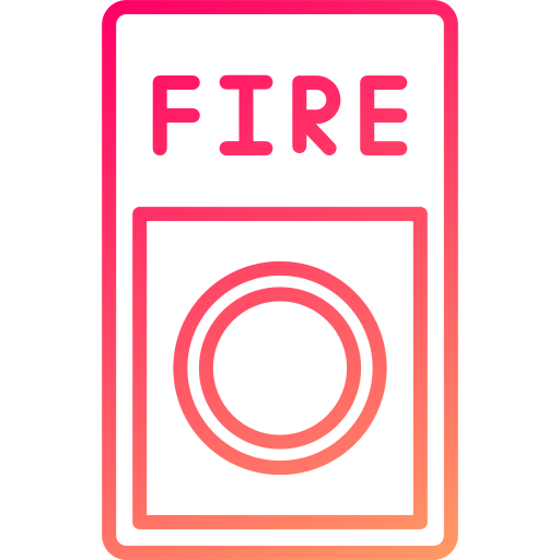 botón de fuego Generic gradient outline icono