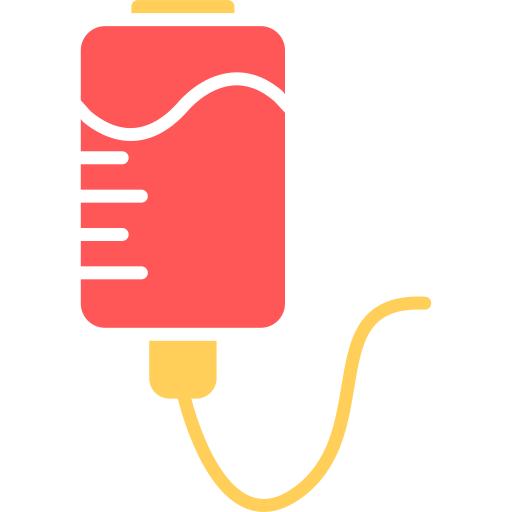 Blood transfusion Generic color fill icon