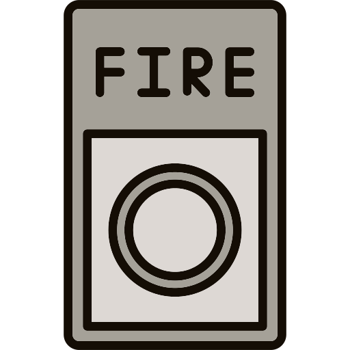 Fire button Generic color lineal-color icon