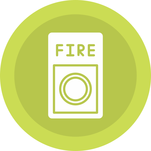 botón de fuego Generic color fill icono