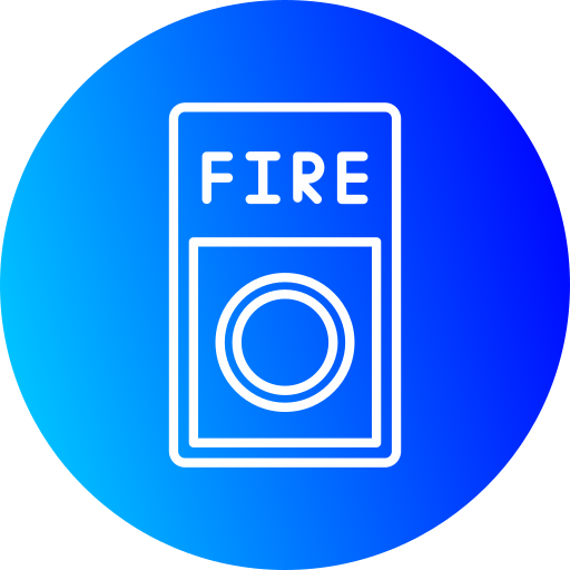 Fire button Generic gradient fill icon