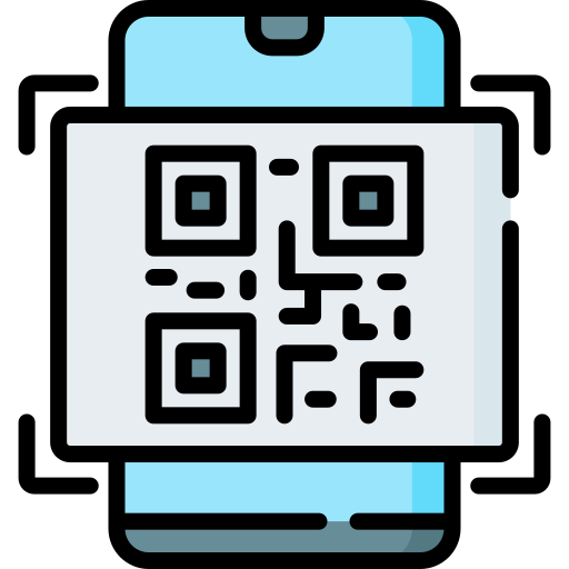 qr 스캔 Special Lineal color icon