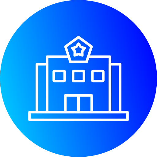 Police station Generic gradient fill icon