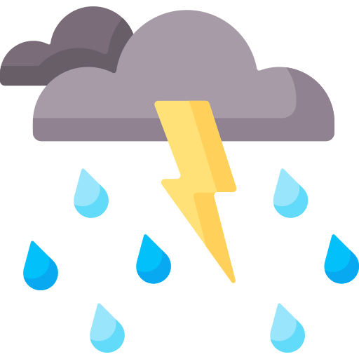 tormenta de lluvia Special Flat icono