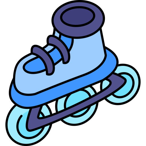 rollerblade Generic color lineal-color icon