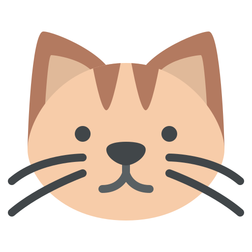 猫 Generic color fill icon