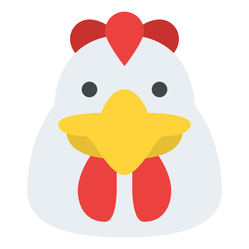 鶏 Generic color fill icon