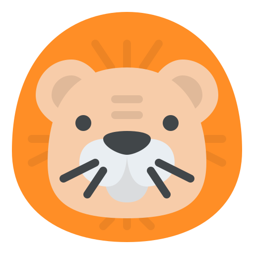 ライオン Generic color fill icon