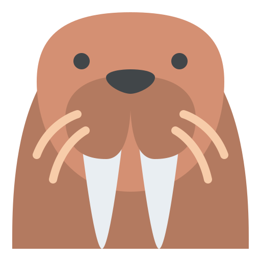 Walrus Generic color fill icon