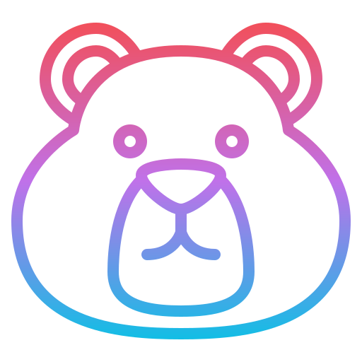 곰 Generic gradient outline icon