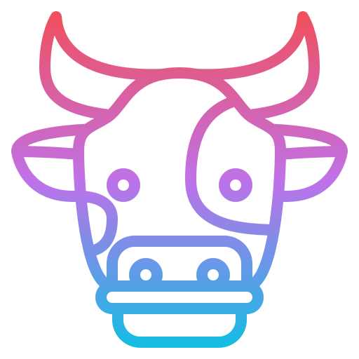 Cow Generic gradient outline icon
