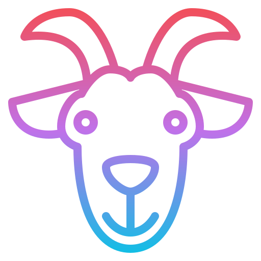 Goat Generic gradient outline icon