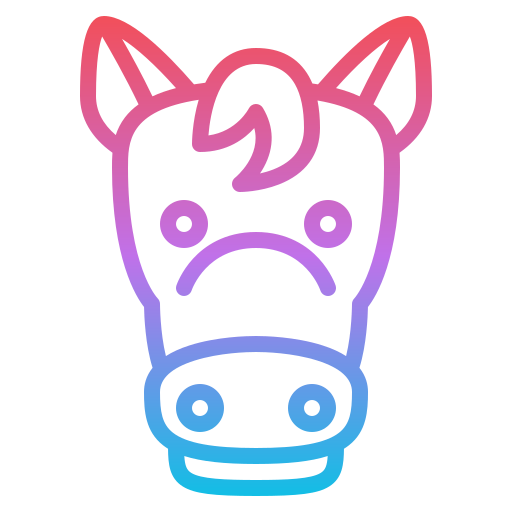 Horse Generic gradient outline icon