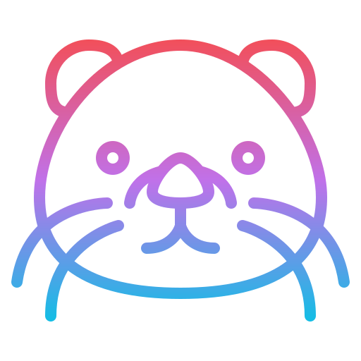 Otter Generic gradient outline icon