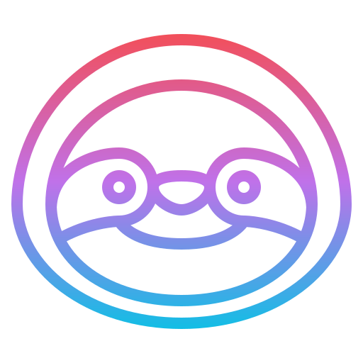 Sloth Generic gradient outline icon
