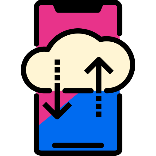 Облачное хранилище Phatplus Lineal Color иконка