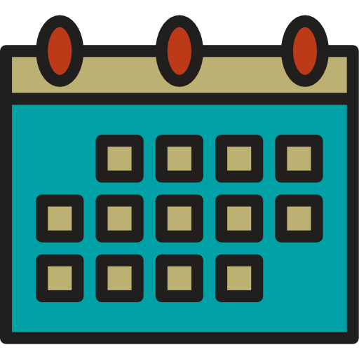 Calendar Phatplus Lineal Color icon