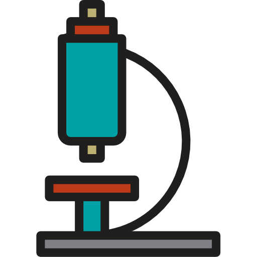 Microscope Phatplus Lineal Color icon