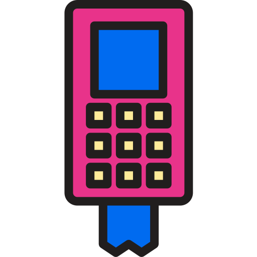 kaart automaat Phatplus Lineal Color icoon