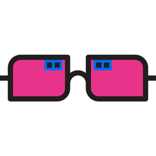 Glasses Phatplus Lineal Color icon