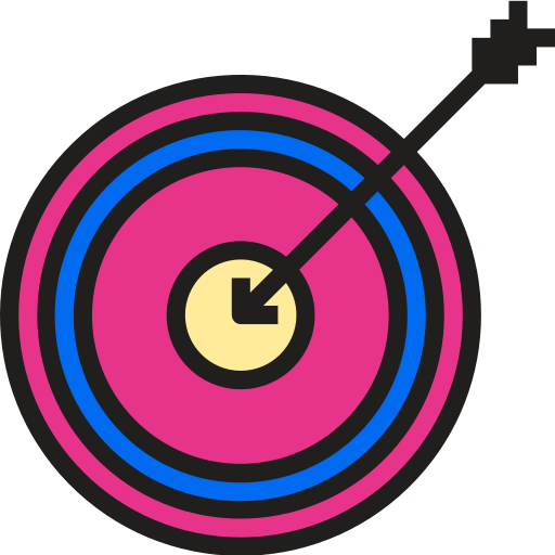 objetivo Phatplus Lineal Color icono