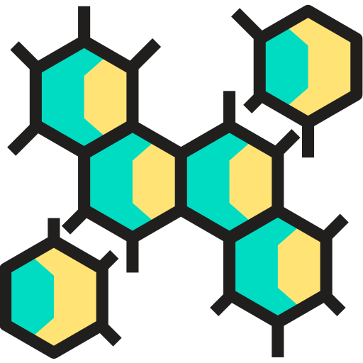 분자 Phatplus Lineal Color icon