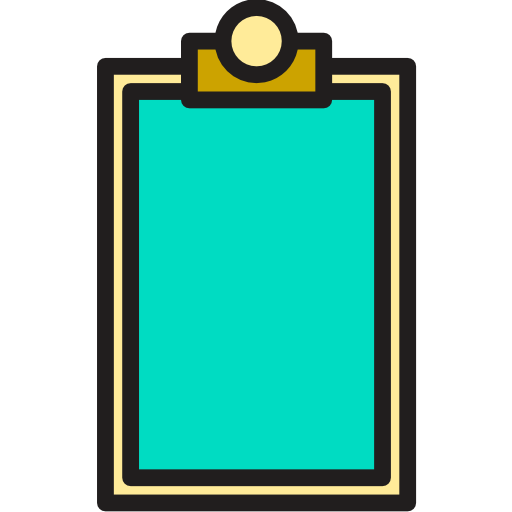 Clipboard Phatplus Lineal Color icon