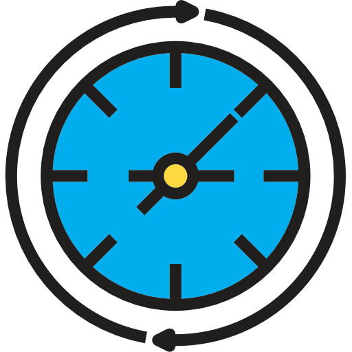 Clock Phatplus Lineal Color icon