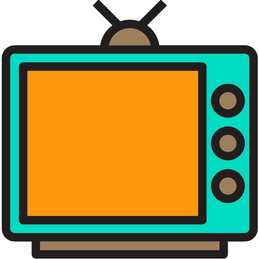 télévision Phatplus Lineal Color Icône
