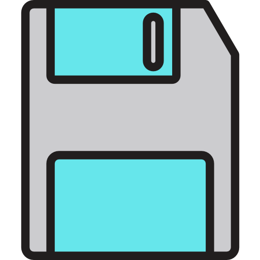 diskette Phatplus Lineal Color icoon