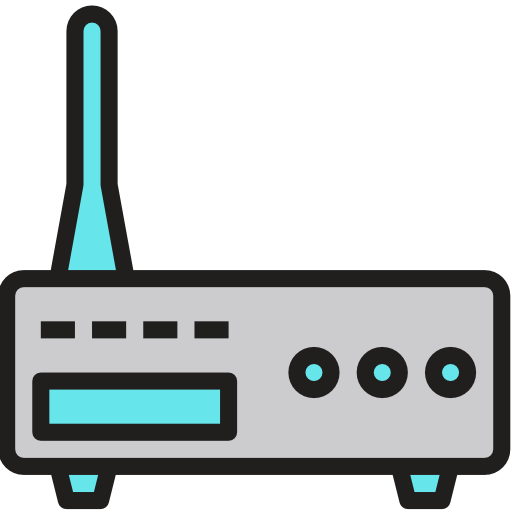 router Phatplus Lineal Color icon