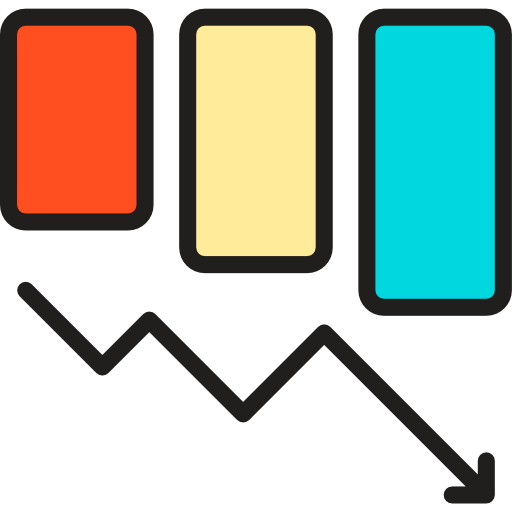 gráfico de barras Phatplus Lineal Color Ícone