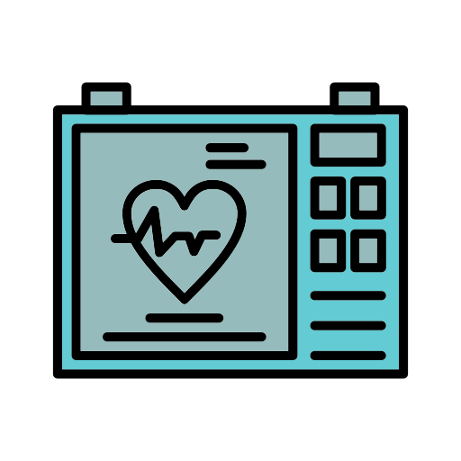 Heart monitoring Generic color lineal-color icon