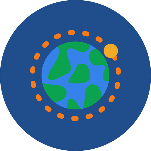 planet Generic color fill icon