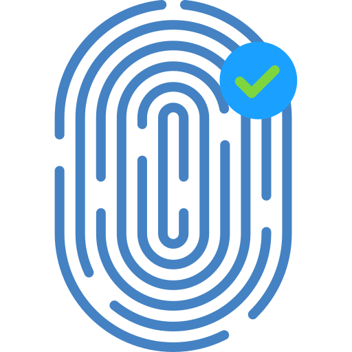 Biometric identification Generic color fill icon