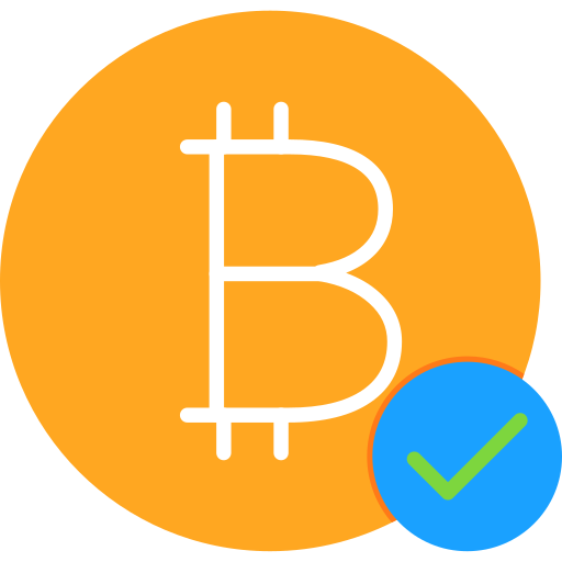 bitcoin accettato Generic color fill icona