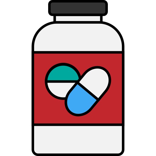 bottiglia di pillole Generic color lineal-color icona