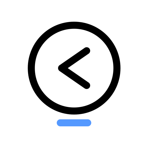 왼쪽 Generic color outline icon
