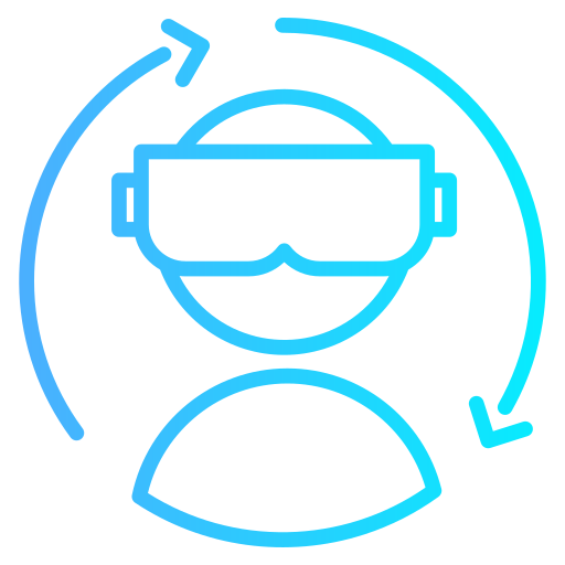 Virtual reality Generic gradient outline icon