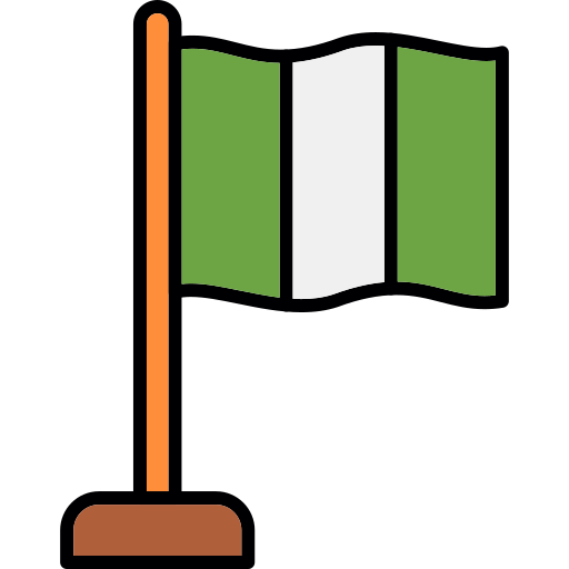 nigeria Generic color lineal-color icono