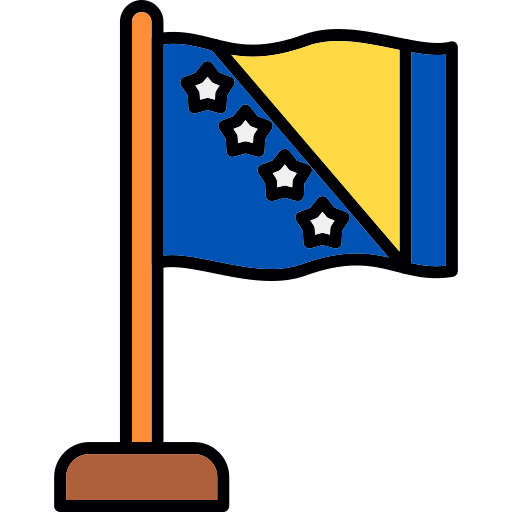 Bosnia and herzegovina Generic color lineal-color icon