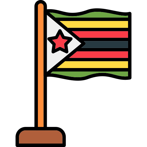 zimbabwe Generic color lineal-color icon