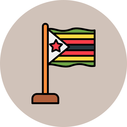 Zimbabwe Generic color lineal-color icon