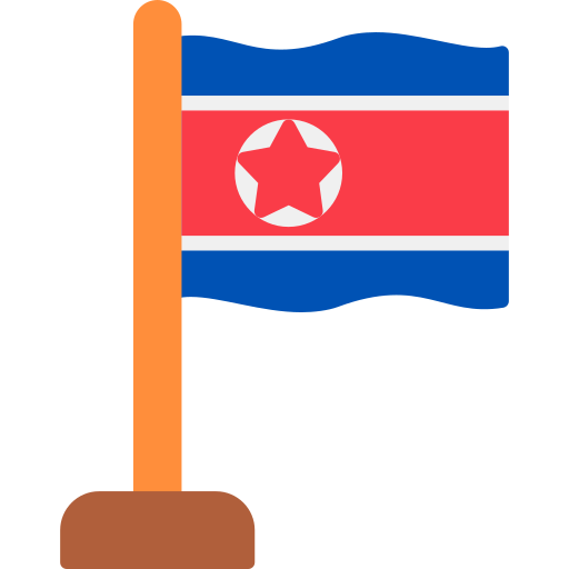 North korea Generic color fill icon