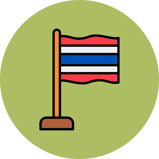 tailandia Generic color lineal-color icono