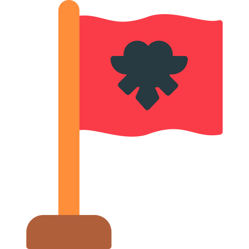 albania Generic color fill ikona