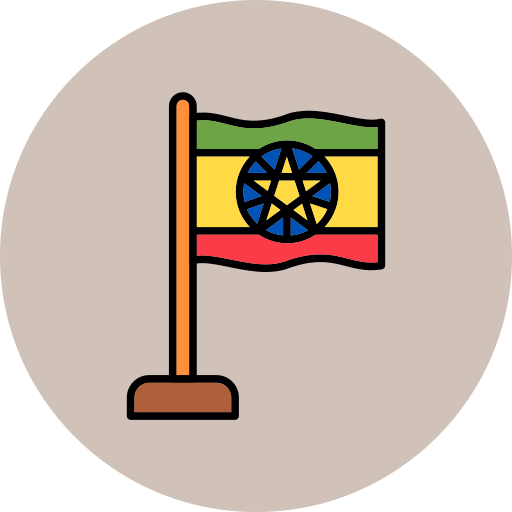 ethiopië Generic color lineal-color icoon